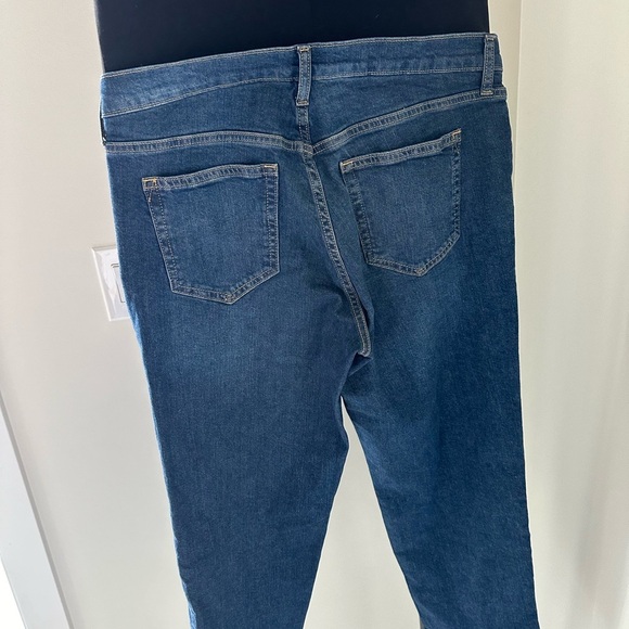Maternity Blue Straight Leg Jeans with Classic Indigo Finish GAP - Picture 5 of 7